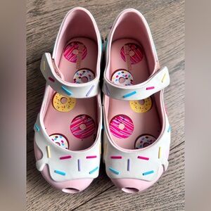 Mini Melissa donut glaze girls shoes size 11